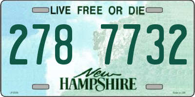 NH license plate 2787732