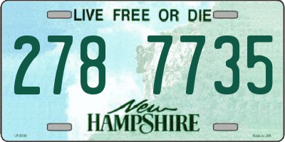 NH license plate 2787735