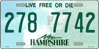 NH license plate 2787742