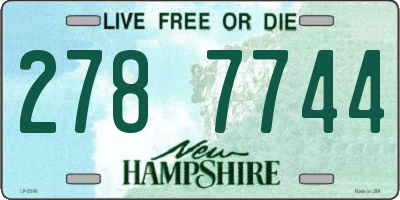 NH license plate 2787744