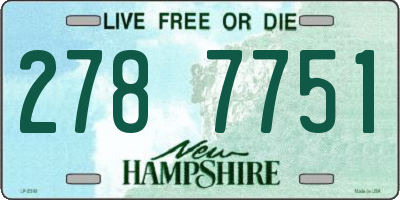 NH license plate 2787751