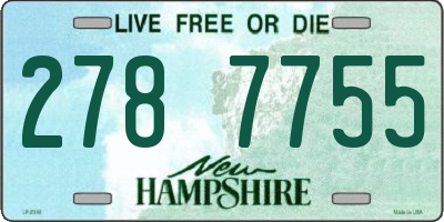 NH license plate 2787755