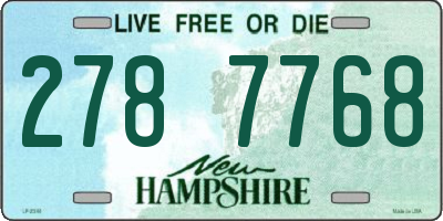 NH license plate 2787768