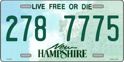 NH license plate 2787775