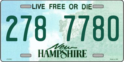 NH license plate 2787780