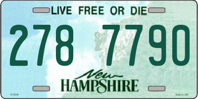 NH license plate 2787790