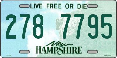 NH license plate 2787795