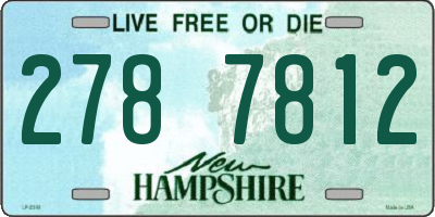NH license plate 2787812