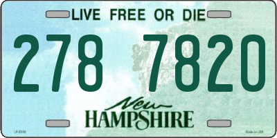 NH license plate 2787820