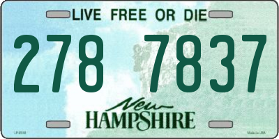 NH license plate 2787837