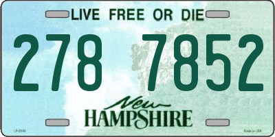 NH license plate 2787852