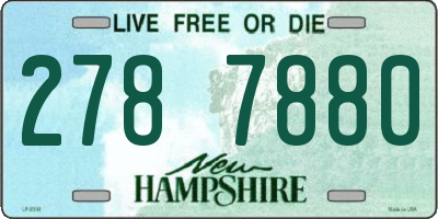 NH license plate 2787880
