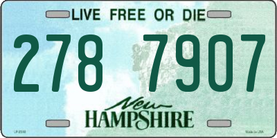 NH license plate 2787907