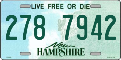 NH license plate 2787942