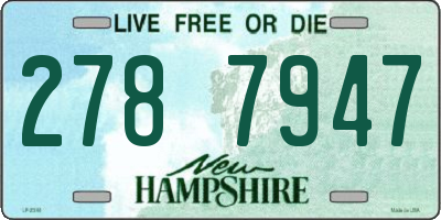 NH license plate 2787947