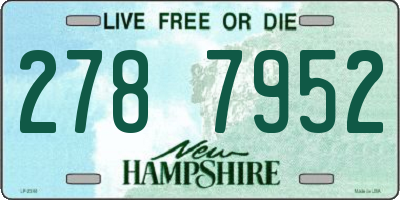 NH license plate 2787952