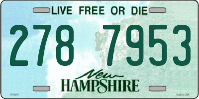 NH license plate 2787953