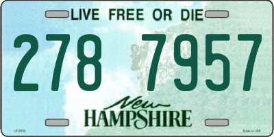NH license plate 2787957
