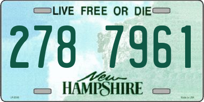 NH license plate 2787961