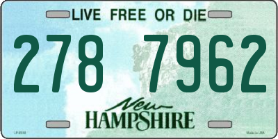NH license plate 2787962