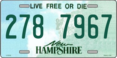 NH license plate 2787967