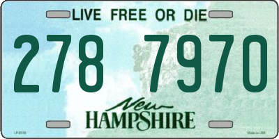 NH license plate 2787970
