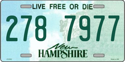 NH license plate 2787977