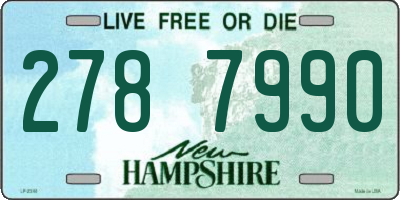 NH license plate 2787990