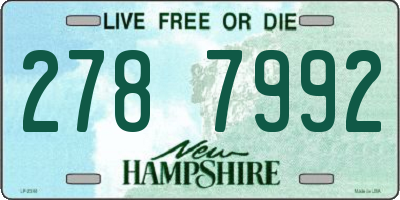 NH license plate 2787992