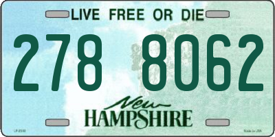 NH license plate 2788062