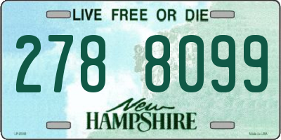 NH license plate 2788099
