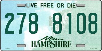 NH license plate 2788108