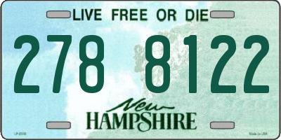 NH license plate 2788122