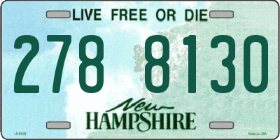 NH license plate 2788130