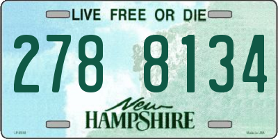 NH license plate 2788134