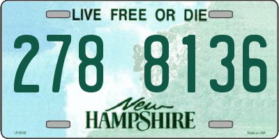 NH license plate 2788136