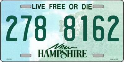 NH license plate 2788162