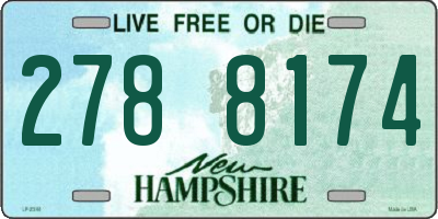 NH license plate 2788174