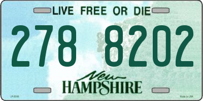 NH license plate 2788202