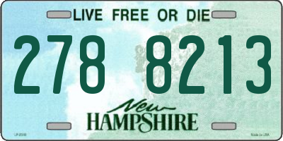 NH license plate 2788213