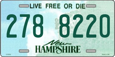 NH license plate 2788220