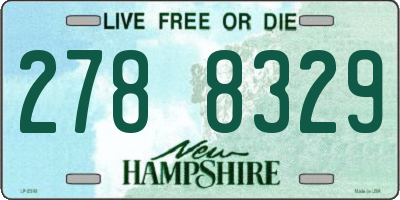 NH license plate 2788329