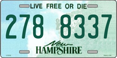 NH license plate 2788337