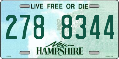 NH license plate 2788344