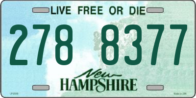 NH license plate 2788377
