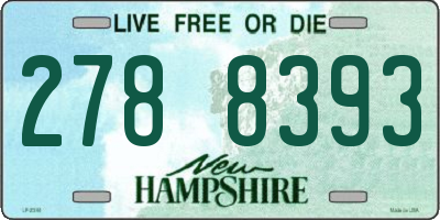 NH license plate 2788393