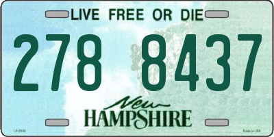 NH license plate 2788437