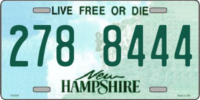 NH license plate 2788444