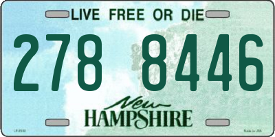 NH license plate 2788446