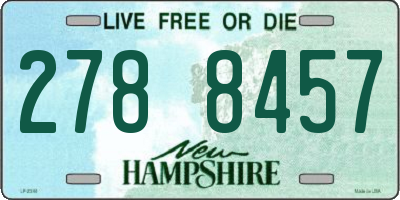 NH license plate 2788457